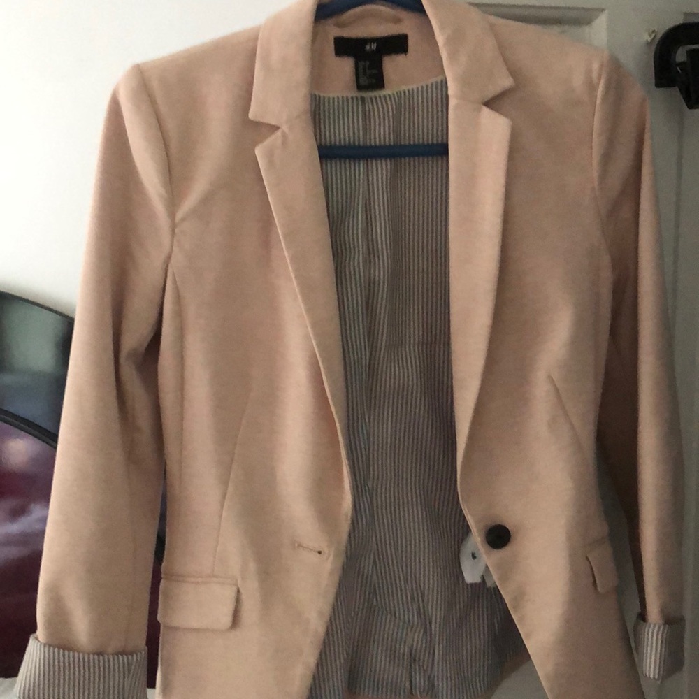 Light Pink H&M blazer jacket